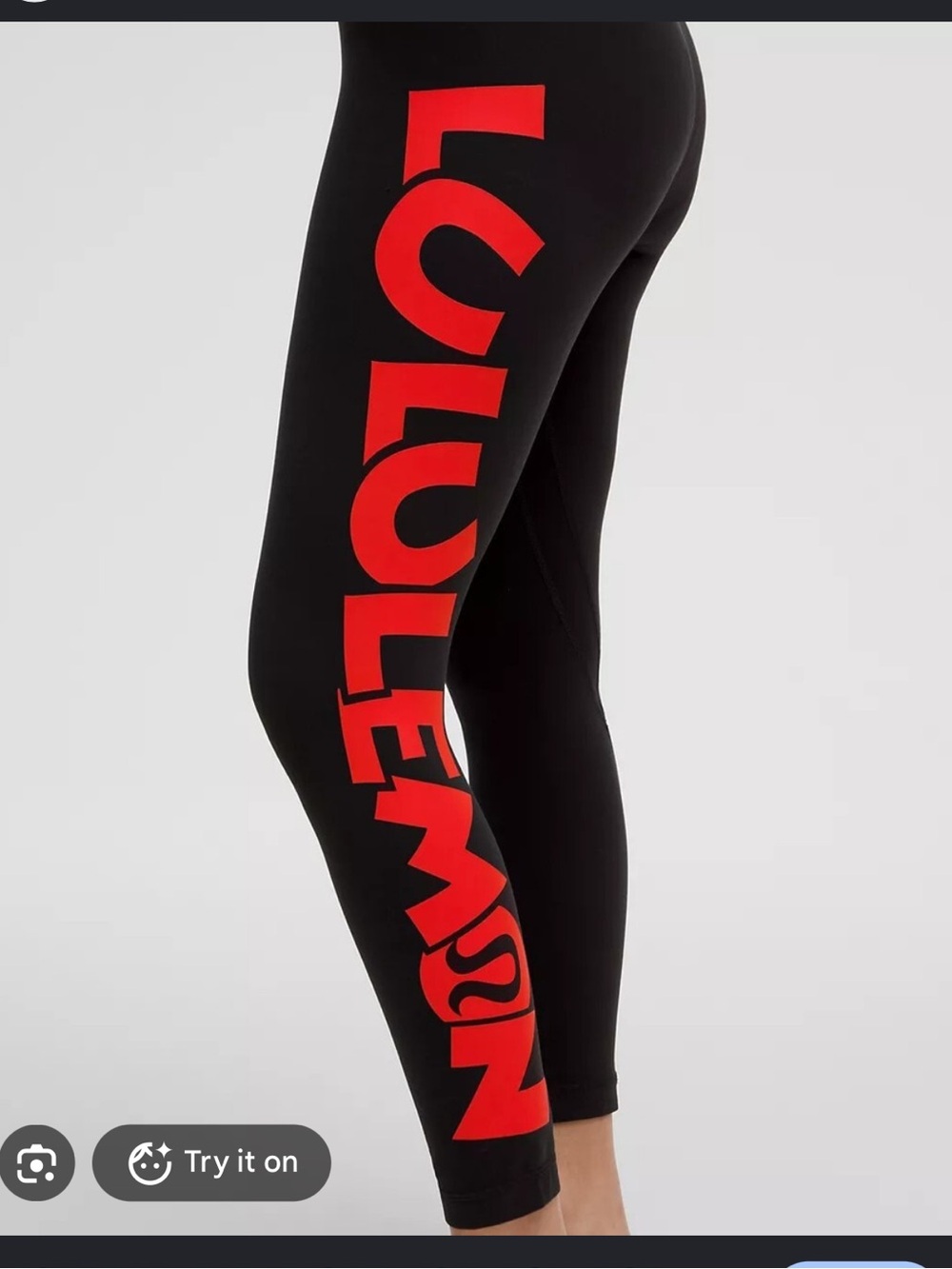 NWT Disney x Lululemon Align High-Rise Pant 25" Black Red